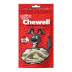 Natura Chewell Sığır Derili Beyaz Pres Kemik 12x5 cm Köpek Ödül Maması