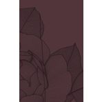 NATURA.NERA NOTEBOOK #1 - PAEONIA OFFICINALIS: burgundy version