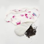Natura Pembe Çiçek Desenli NeoComfort Kanola Tohumlu Göz Bandı