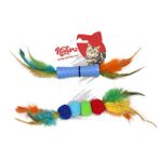 Natura Plastik Ve Toplu İkili Diş Kaşıma Kedi Oyuncağı