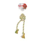 Natura PTH-015 40 cm İki Kulaklı Top Halat Köpek Oyuncak