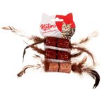 Natura Tüylü Kedi Diş Kaşıma Üçlü Kedi Oyuncağı