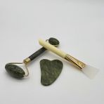 Naturachi Jade Roller Gua Sha Yüz Masaj Seti