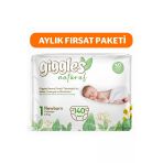 Natural 1 Numara Yenidoğan Pamuklu Bebek Bezi 140 Adet