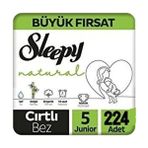 Natural 5 Numara Junior 224 'lü Bebek Bezi