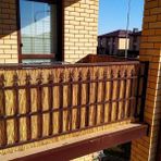Natural 50CM x 250CM Bambu Kamış Hasır Çit Dekoratif Bahçe Balkon ve Duvar Çiti Reed Fence