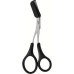 Natural Charm Taraklı Kaş Düzeltme ve Şekillendirme Makası Ergonomik Yüz Tüyü Alma ve Bakım Aracı, Pratik Kullanım, Hafif ve Taşınabilir Kozmetik Yardımcı Ürün - Siyah