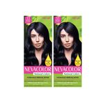 NATURAL COLOR SAÇ BOYASI 1.1 MAVİ SİYAH 2'Lİ SET
