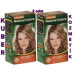 Natural Colors 8n Açık Kumral Organik Içerikli Amonyaksız Kalıcı Saç Boyası 2 Paket