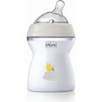 Natural Feeling Pp Biberon 250 ml Desenli - Beyaz