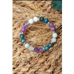 Natural Jewelleryy Aytaşi Apatit Ve Ametist Doğaltaş Bileklik NJEN-1000
