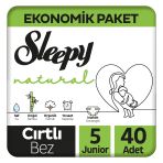 Natural Jumbo Bebek Bezi Junior 5 Numara 40 Adet
