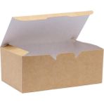 Natural Kraft Soğan Halkası/nugget Kutusu Orta Boy 17.5X10X7 cm 100 Adet