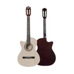 Natural Renk Klasik Gitar, 4/4 Ölçü Ve Sap Ayarı İle Full Set