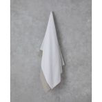 Natural Stripe Pamuklu Banyo Havlusu 90X150 cm Beyaz - 90 x 150 cm
