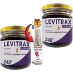 Naturalia : Levitrax Macun 2 Adet ,240 gr Erkeklerin Performanslarına Özel + Erosel Erotikmasaj Yağı Hediye
