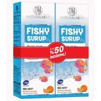 NaturalNest Fishy Portakal Aromalı Şurup Omega 3 2 Kutu Balık Yağı