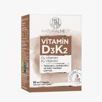 NaturalNest Vitamin D3 K2 İçeren 10 ml Damla