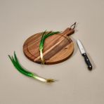 Naturalove 32x25 cm Kahverengi Akasya Kesme Tahtası