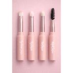 Naturalove 4 in 1 makyaj fırçası seti eyeliner, ruj, far, kirpik fırçası