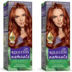 Naturals Saç Boyası Bakır Kumral 6/34 2x Paket Nemere