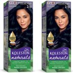 Naturals Saç Boyası Böğürtlen Siyahı 2/8 2x Paket Nemere