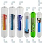 Naturalwater Su Arıtma Cihazı Filtresi 6'lı Set Paket Aşama Membransız