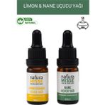 NaturaMisse Nane Uçucu Yağı & Limon Uçucu Yağı %100 Saf Doğal