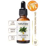 NATURAPY Isırgan Tohumu Yağı (Nettle Seed Oil) Soğuk Sıkım Sabit Yağ 30 ml Damlalıklı Cam Şişe