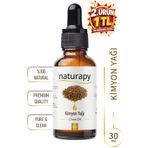 NATURAPY Kimyon Yağı (Cumin Oil) Soğuk Sıkım Sabit Yağ 30 ml Damlalıklı Cam Şişe
