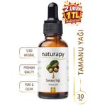 NATURAPY Tamanu Yağı (Tamanu Oil) Soğuk Sıkım Sabit Yağ 30 ml Damlalıklı Cam Şişe