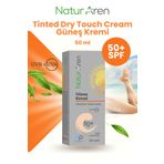 Naturaren Tinted Dry Touch SPF50+ 50 ml Fondötenli Güneş Kremi
