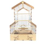 NATURBİRDS 2 KATLI METAL TEL NORVEÇ AHŞAP KAFES