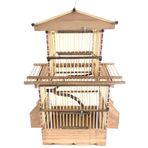 NATURBİRDS 2 KATLI SAKA KANARYA KAFESİ ( BAMBU)