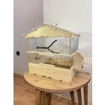 NATURBİRDS DİK ÇATI AHŞAP KAFES
