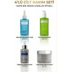 Naturce Cilt Bakim Seti 4 Lü Anti Aging Serum - Tonik - Yüz Temizleme Jeli - Leke Karsiti Krem