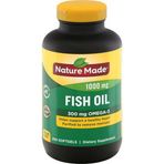 Nature Made 1000 Mg Fish Oil Balık Yağı 300MG Omega-3 250 Yumuşak Kapsül