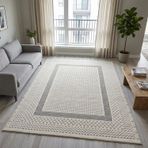 Nature Pamuk 30° Yıkanabilir Halı Modern Kilim Oturma Odası Salon Mutfak Balkon Yolluk Halısı C022A C022A_ES24