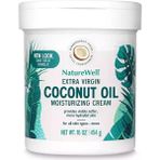 Nature Well Extra Virgin Coconut Oil Moisturizing Cream Hindistan Cevizi Nemlendirici 16 Oz 454 gr Usa