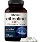 Naturebell Citicoline Cdp Choline, Citicoline 500 mg Plus Tyrosine 50 mg Per Serving, Optimized Dosage, 120 Capsules, 2 In 1 Formul.abd Menşei - Aromasız