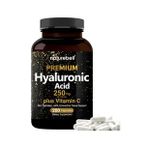 NatureBell Hyaluronic Acid 250mg - 240 Capsules - 250mg Hyaluronic Acid, 5000mcg Biotin & 25 mg Vitamin C. (Renksiz)