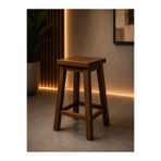 NATUREE AHŞAP 65 cm YÜKSEKLİK ÖZEL TASARIM BAR SANDALYESİ