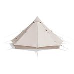 Naturehike 2-12 kişilik kamp çadırı teepee kamp piramit Hint pamuk termal çadırı Kamp alanları, araba gezileri, aile toplantıları için uygundur
