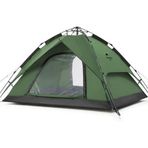 Naturehike 4 Kişilik Otomatik Yeşil Kamp Çadırı