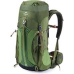 Naturehike 55+5 Lt Trekking Sırt Çantası Siyah-Mavi-Yeşil - Haki