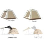Naturehike Ango Picnic Otomatik Kurulum 3 Kişilik Standart Çadır