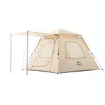 Naturehike Ango Pop Up UPF 50+ Otomatik 3 Kişilik Bej Aile Çadırı
