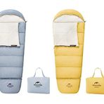 Naturehike C180 Ultralight -8 Derece Pamuklu Sağ Sarı Çocuk Uyku Tulumu