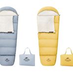 Naturehike C300 Ultralight -13 Derece Pamuklu Sol Sarı Çocuk Uyku Tulumu