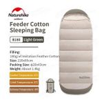 Naturehike Feeder B180 Cotton Uyku Tulumu -8°C Moss Green-Right